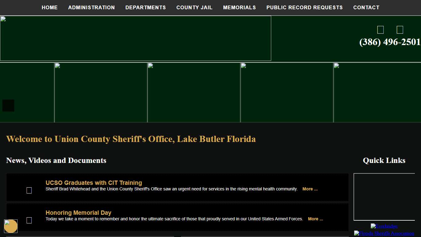 Union County Sheriff Office Lake Butler Florida